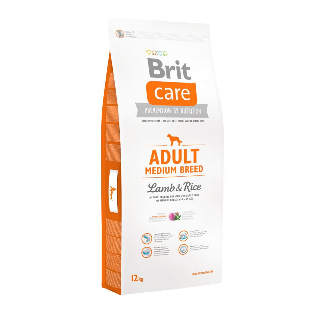 Brit Care Adulto Medium - Cordero x 12 kg