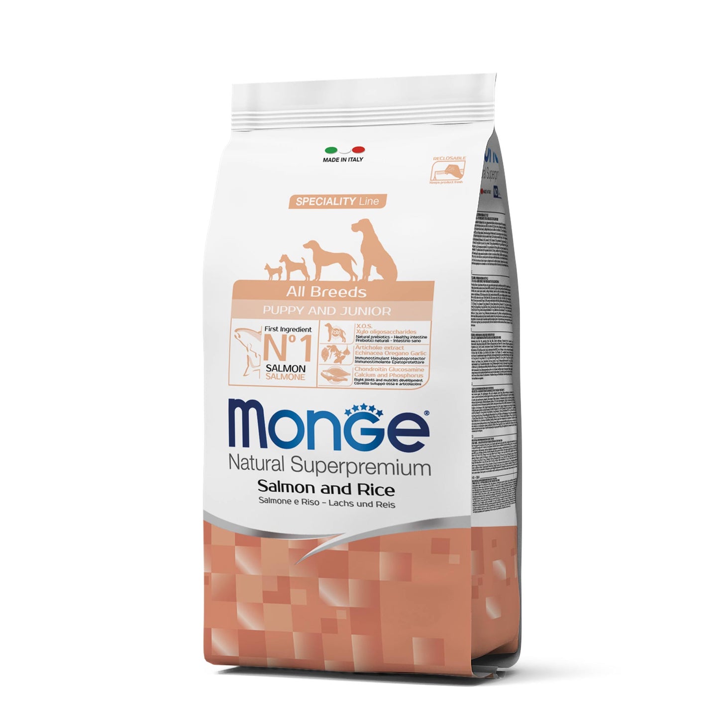 Monge Cachorro Todas las Razas Salmon x 12 kg