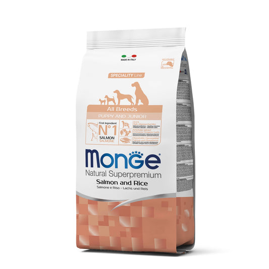Monge Cachorro Todas las Razas Salmon x 12 kg